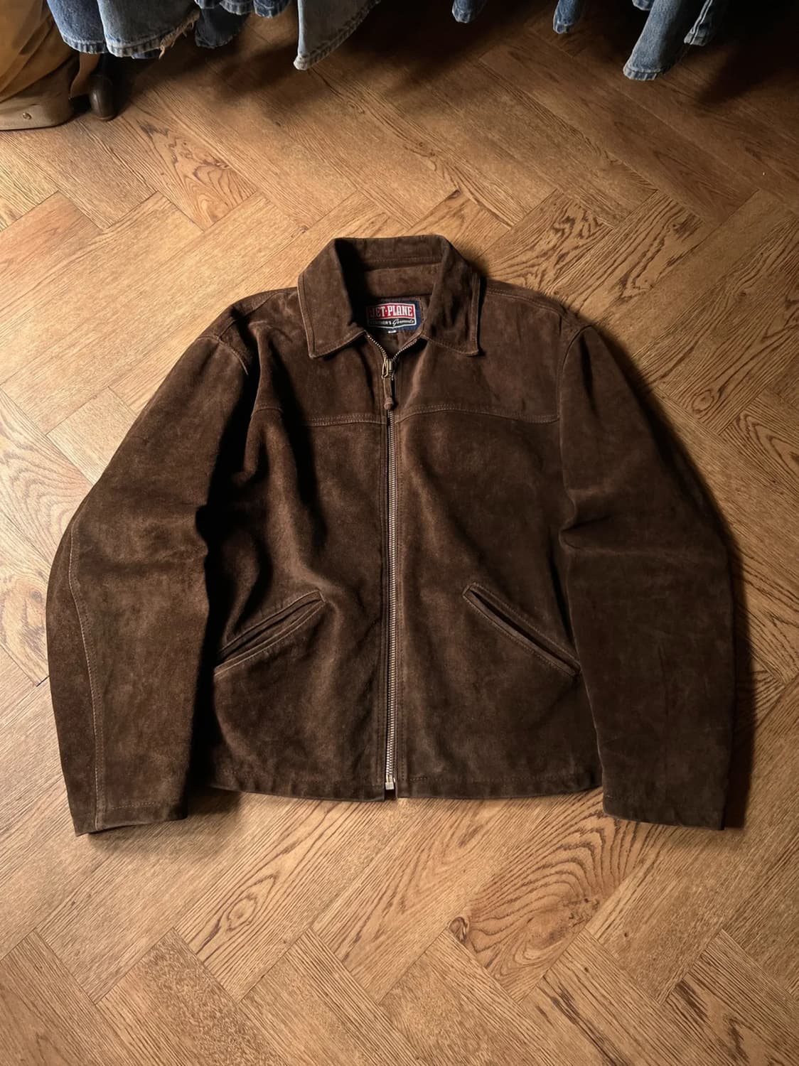 [XL]Made in Italy 이태리제 스웨이드 드리즐러 자켓 상품이미지1