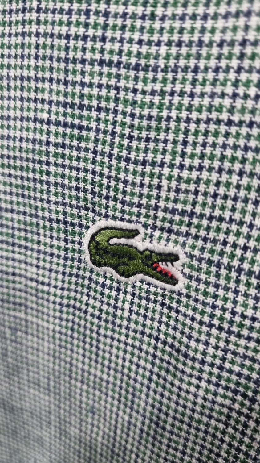 LACOSTE (라코스테) 100% 리넨 여름 체크셔츠 100사이즈 상품이미지1