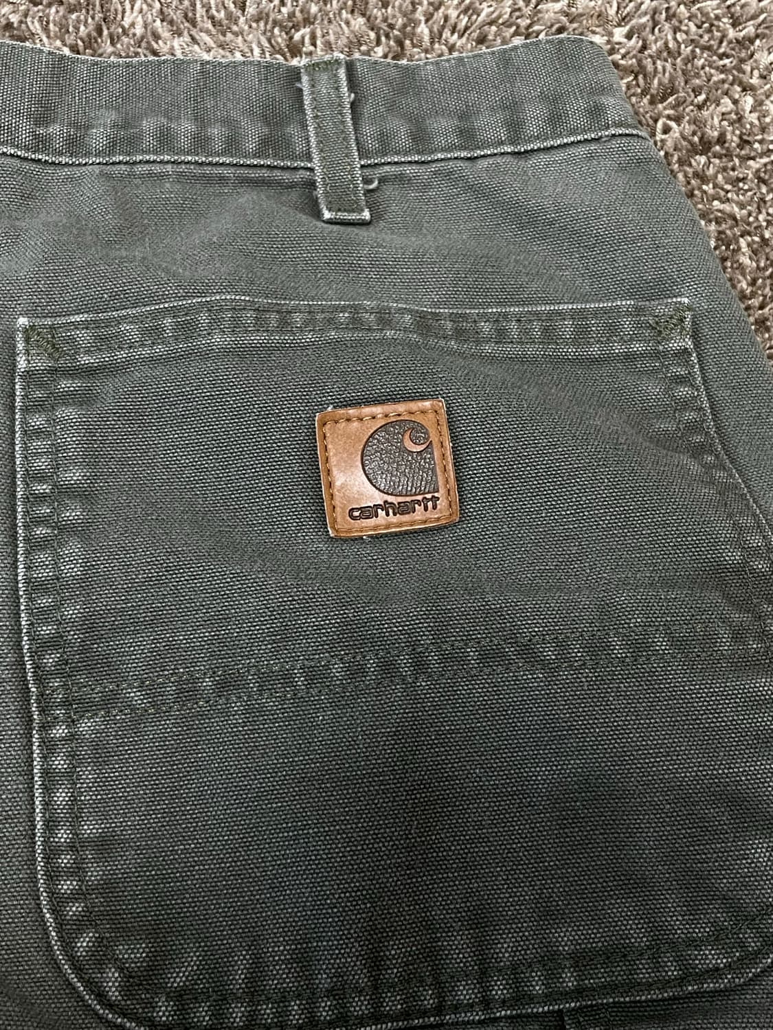 00s Carhartt B11 mos 카펜터팬츠 모스그린 칼하트 상품이미지5