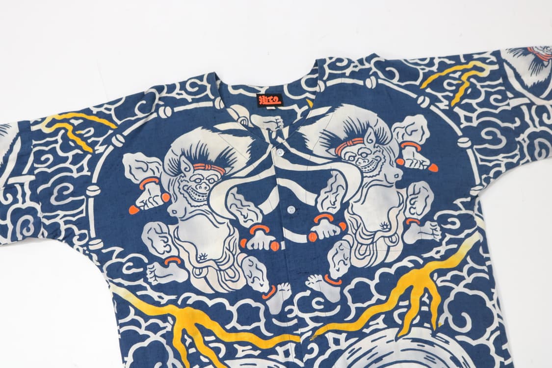 빈티지 이레즈미 그래픽 기모노 셔츠 (L) 상품이미지3