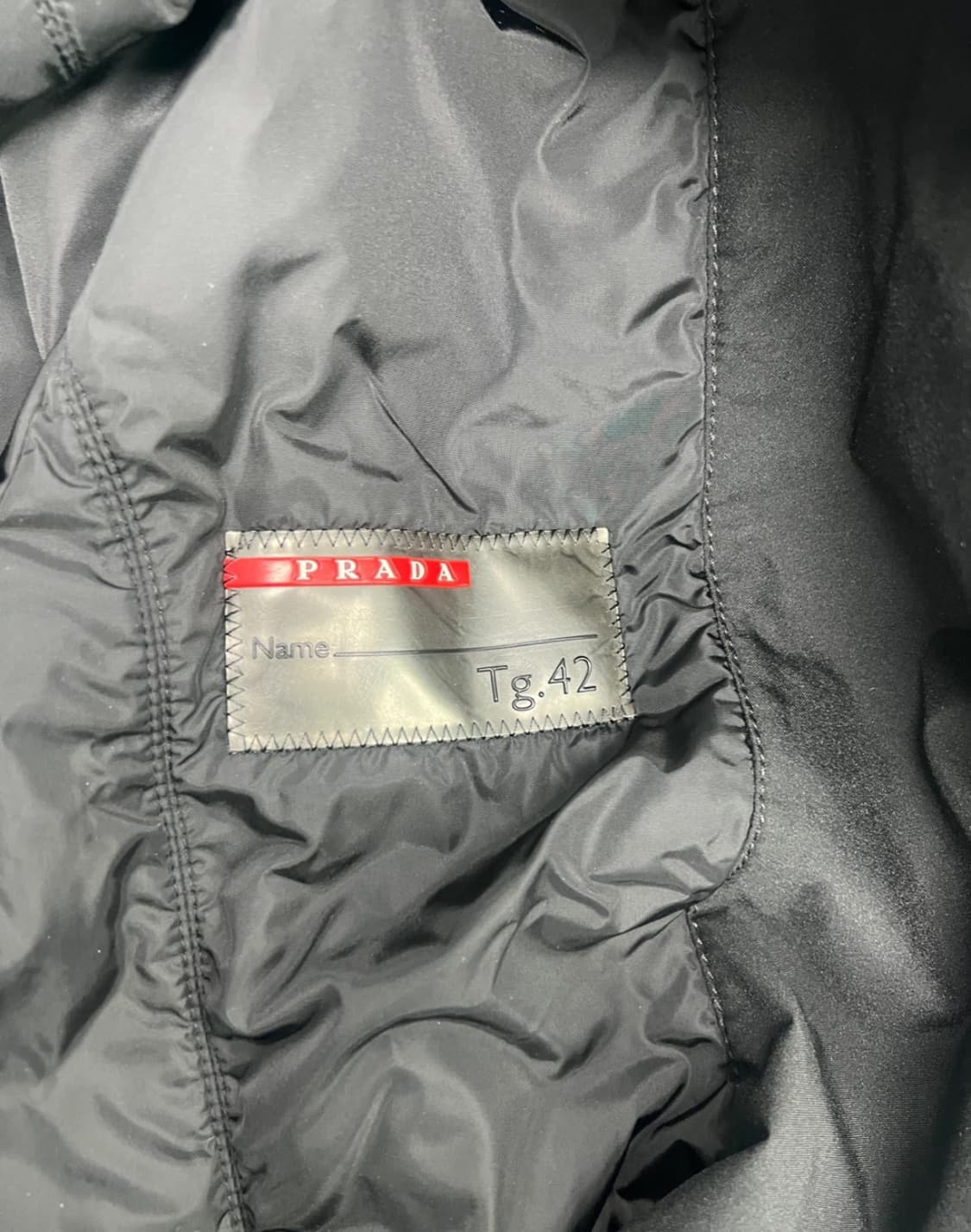 프라다 스포츠 차콜 고어텍스 투 웨이 집업 자켓 상품이미지4