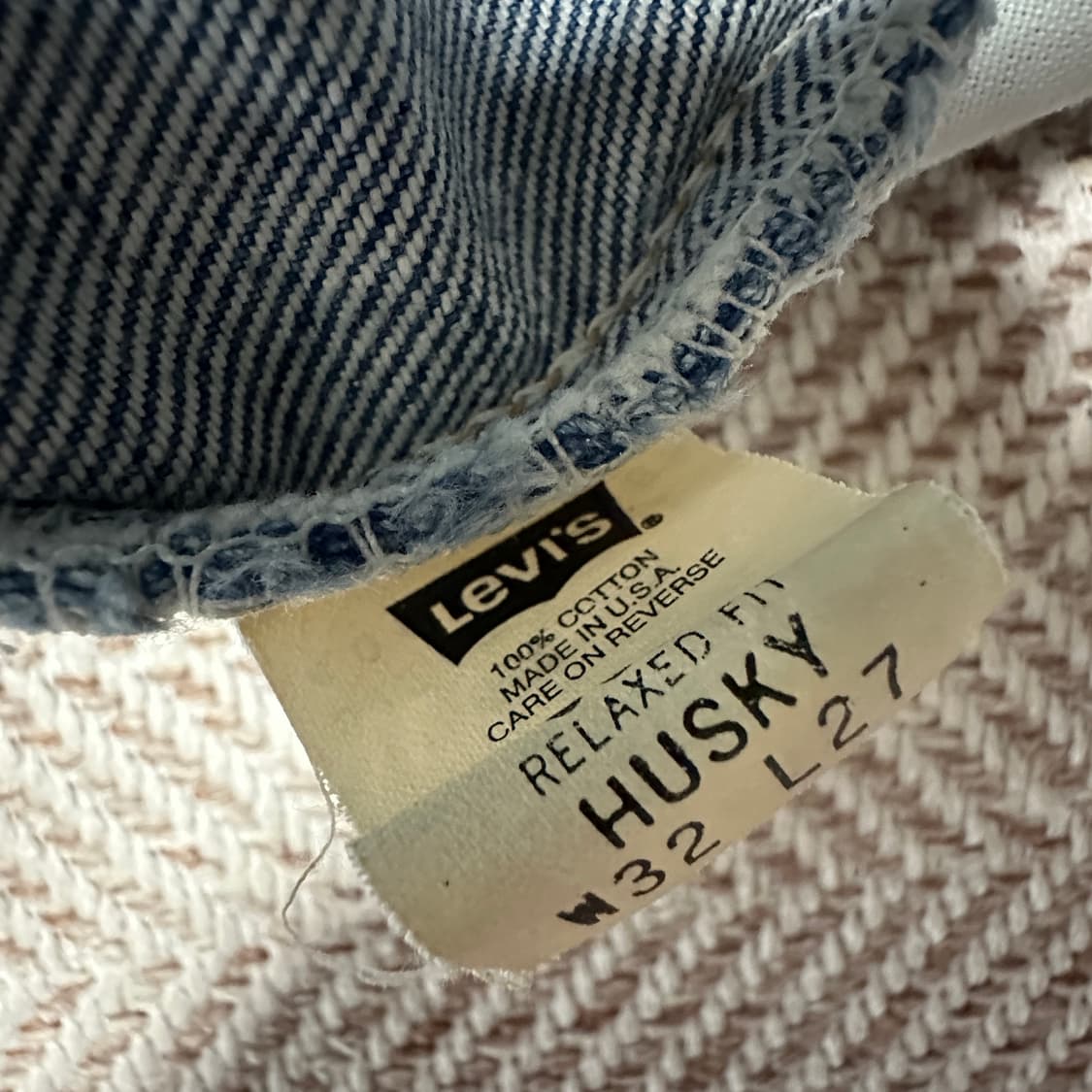 LEVI'S 550 90's usa made orangetab denim 상품이미지4