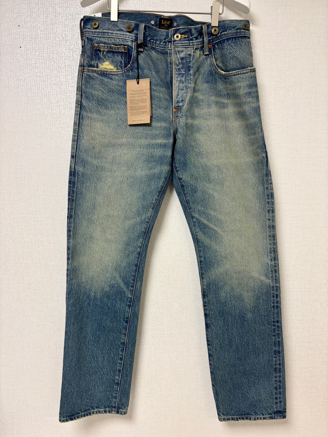lee101 카우보이 셀비지데님 33*32 made in japan 상품이미지1