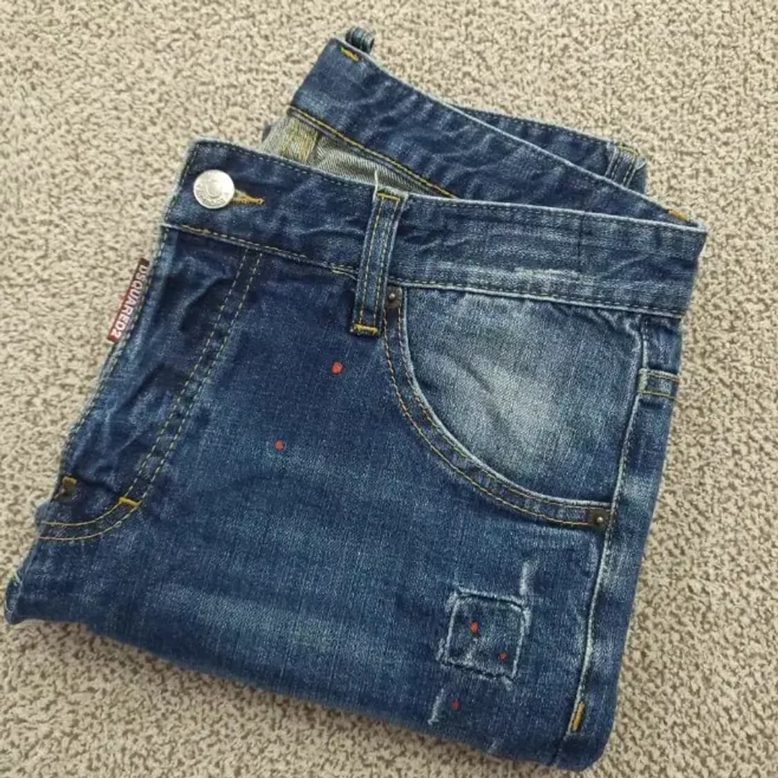 디스퀘어드2 남성 슬림핏 데미지 청바지 46 상품이미지7