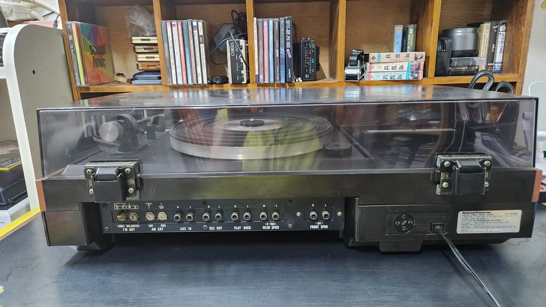파나소닉 턴테이블 SG-1070A(카세트는 고장)+ 전용스피커 상품이미지7