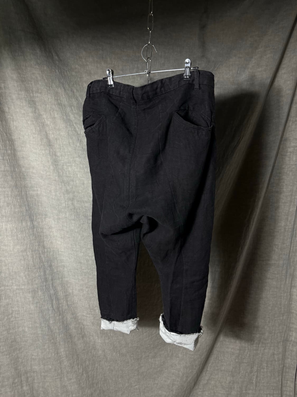 KMRii Hand-Stitched Linen Cropped Pants  상품이미지8