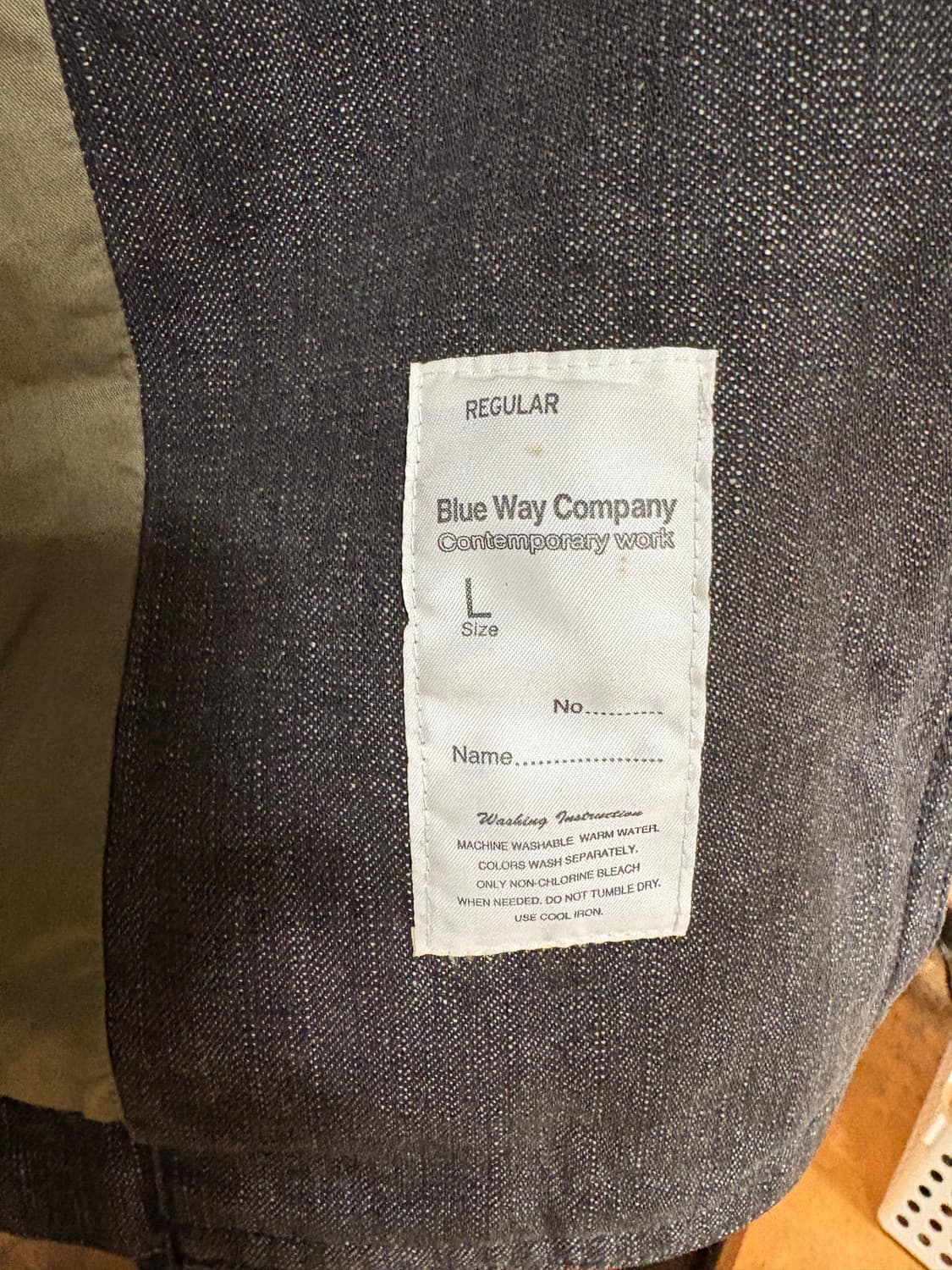 BLUE WAY 데님 피코트 상품이미지8