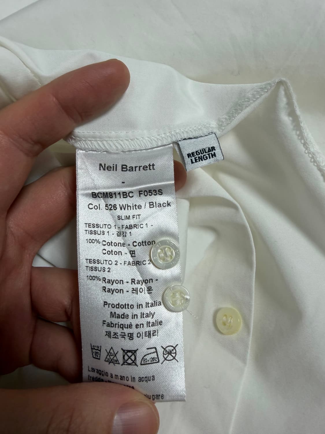 닐바렛 페인티드 카라 셔츠 상품이미지6