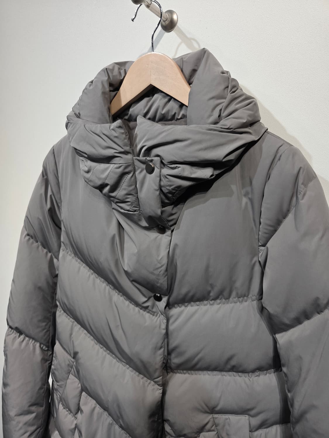 SYSTEM 시스템 하이넥 구스다운 패딩 점퍼 상품이미지4