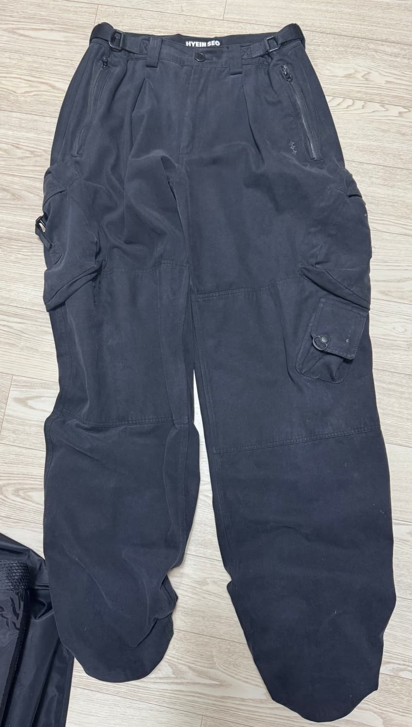 급처)혜인서 밀리터리 카고 팬츠 블랙 상품이미지1