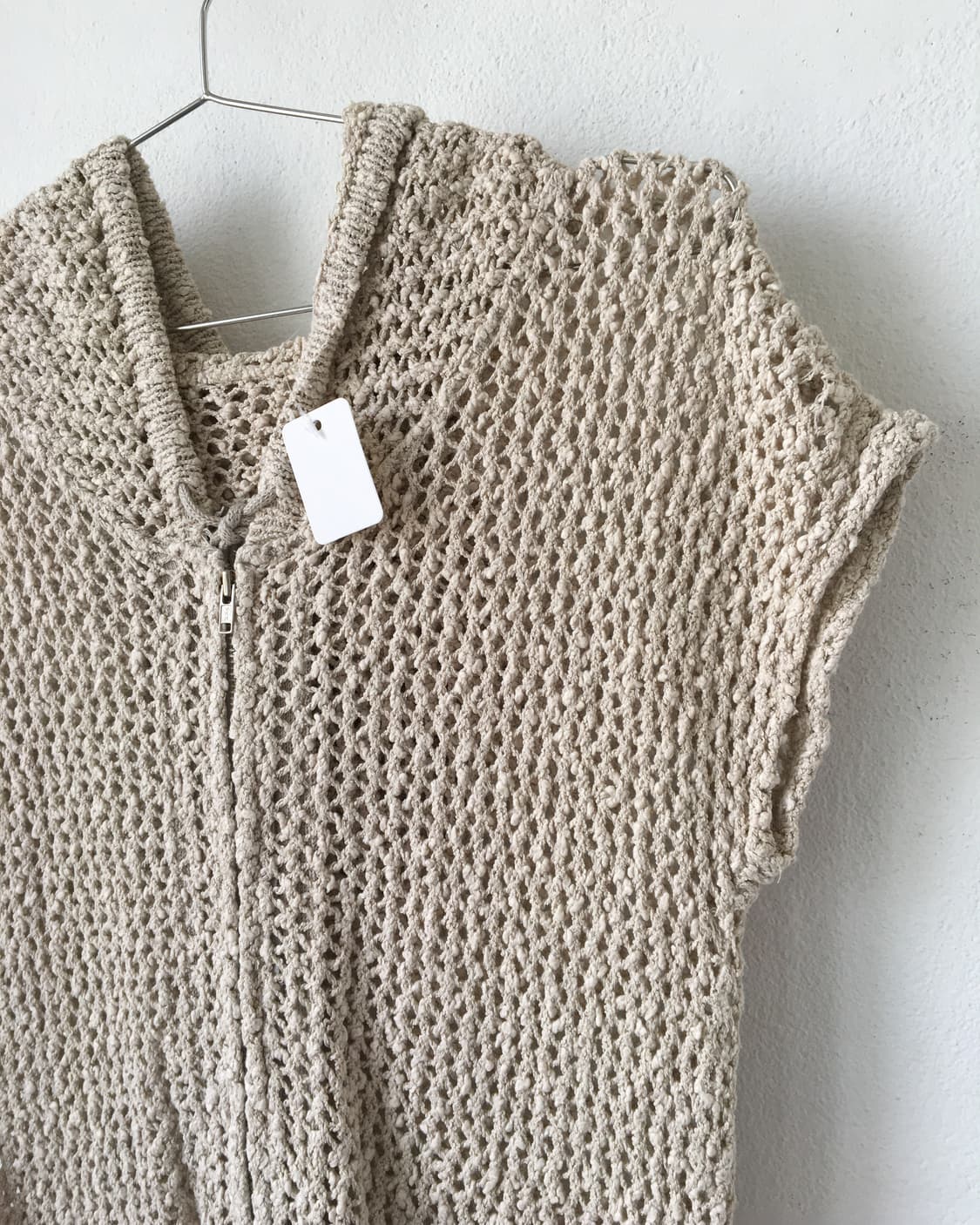 Summer knit hood zip up 상품이미지4
