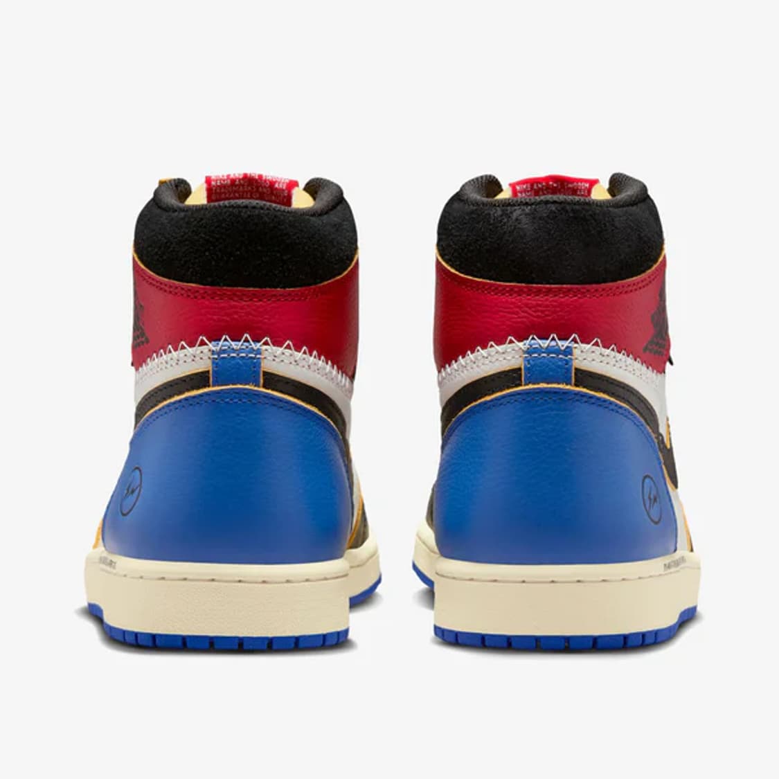 조던 1 x 프라그먼트 x 유니온 / 블랙 앤 바시티 레드 (260) 상품이미지3