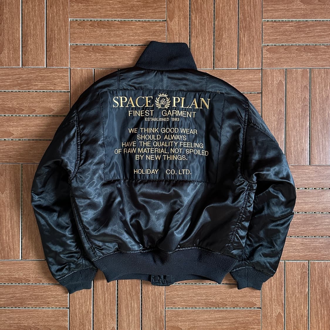 90‘s Space plan reversible flight bomber 상품이미지7