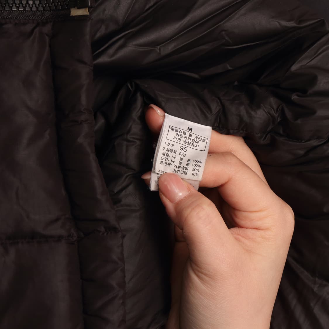 00's 노스페이스 800 로체 숏패딩 블랙 A1853 상품이미지4