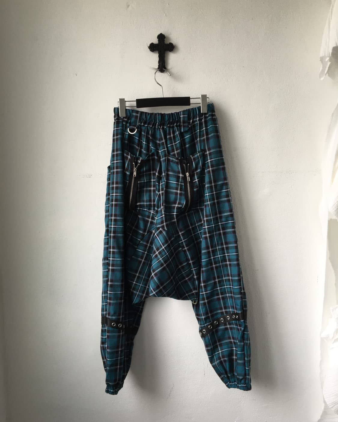 Check pattern sarouel patns 상품이미지3
