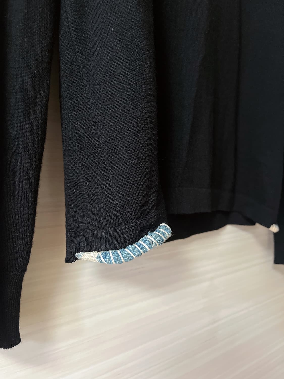 Visvim 검정 캐시미어 니트 상품이미지4