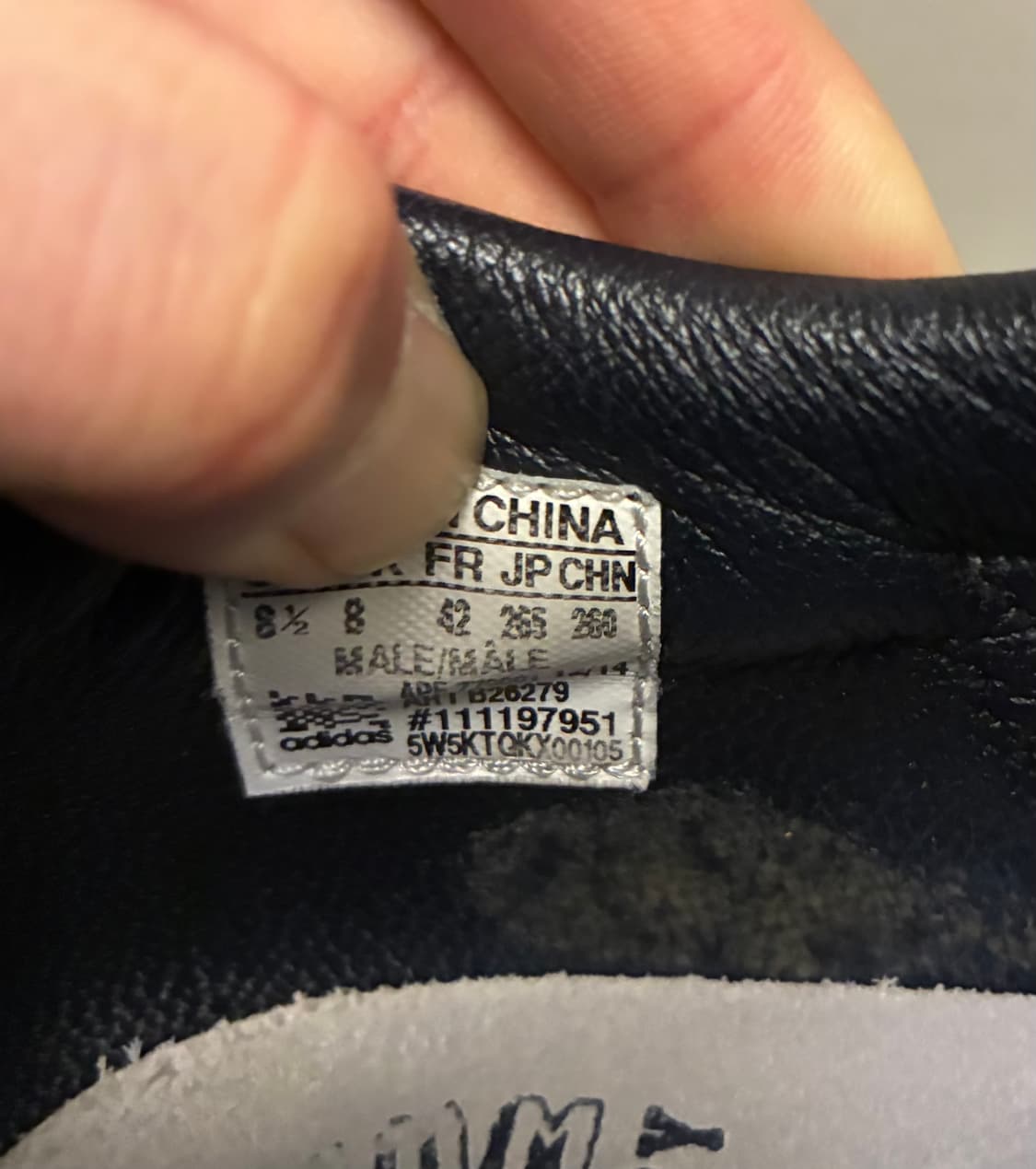 (260)아디다스 컨소시엄 10th 빈티지 슈퍼스타 스니커즈 블랙  상품이미지9