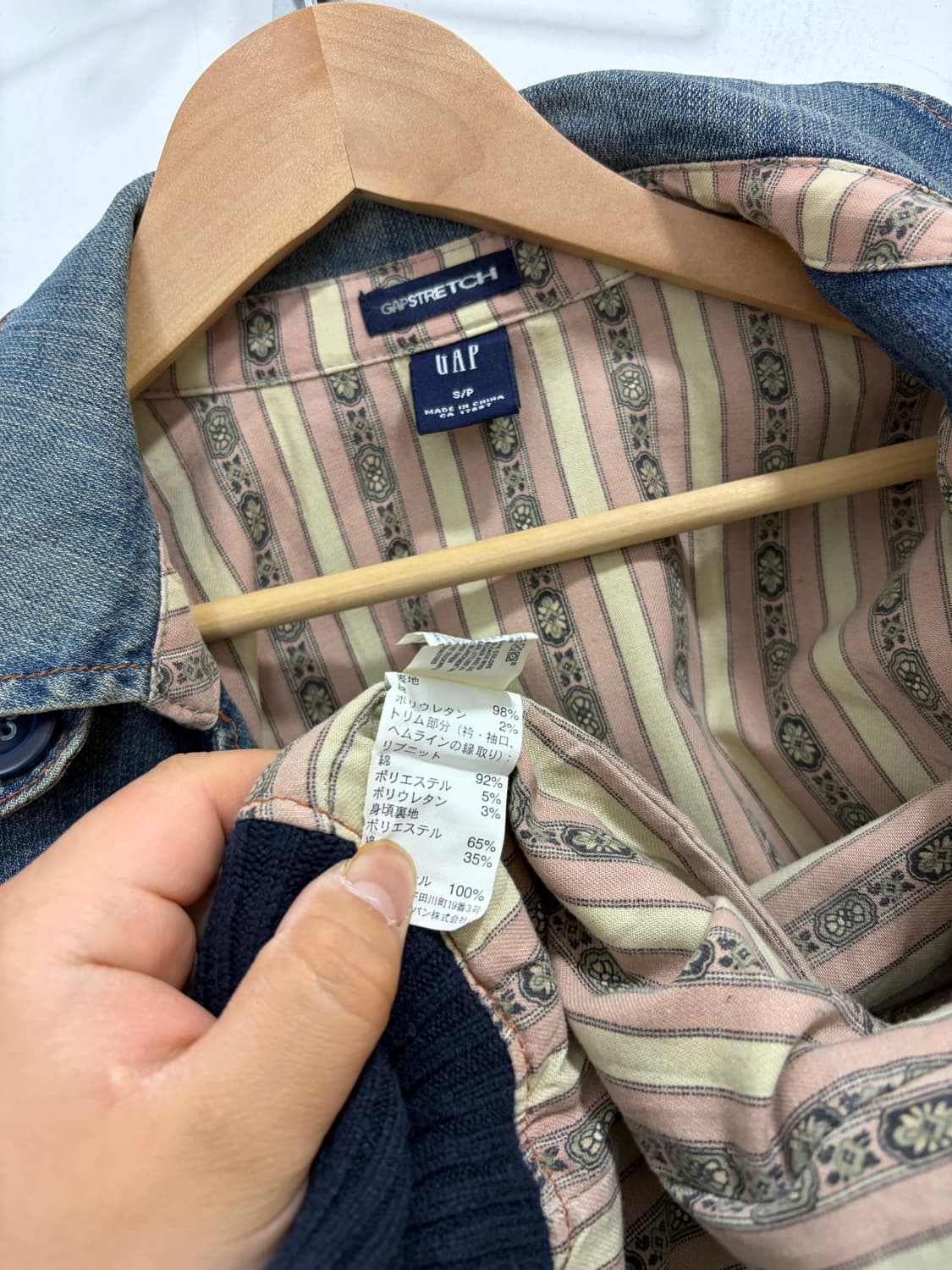 GAP 갭 데님 더블 숏자켓 상품이미지10