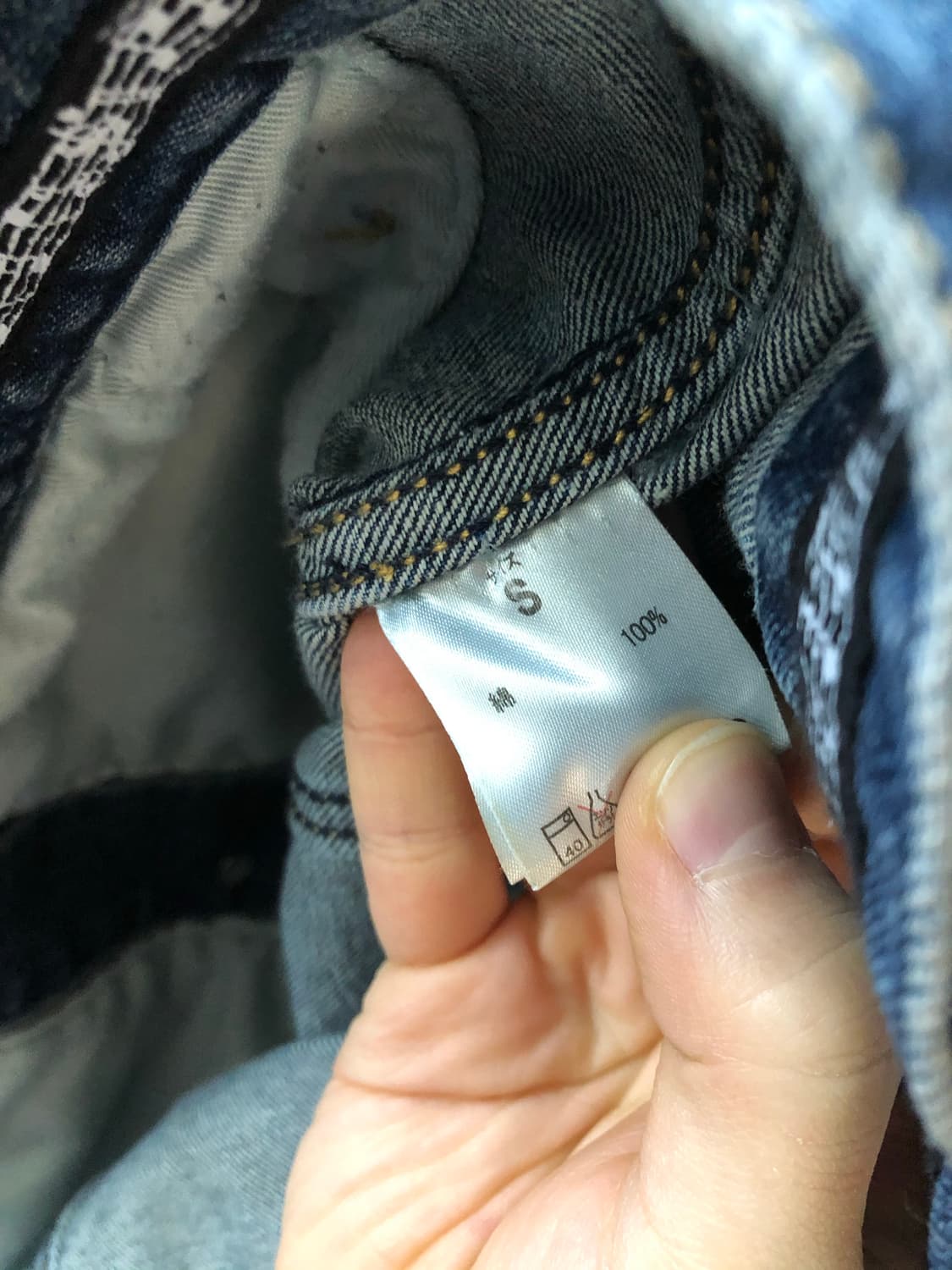 Number nine 페인티드 데님 자켓 s 상품이미지10