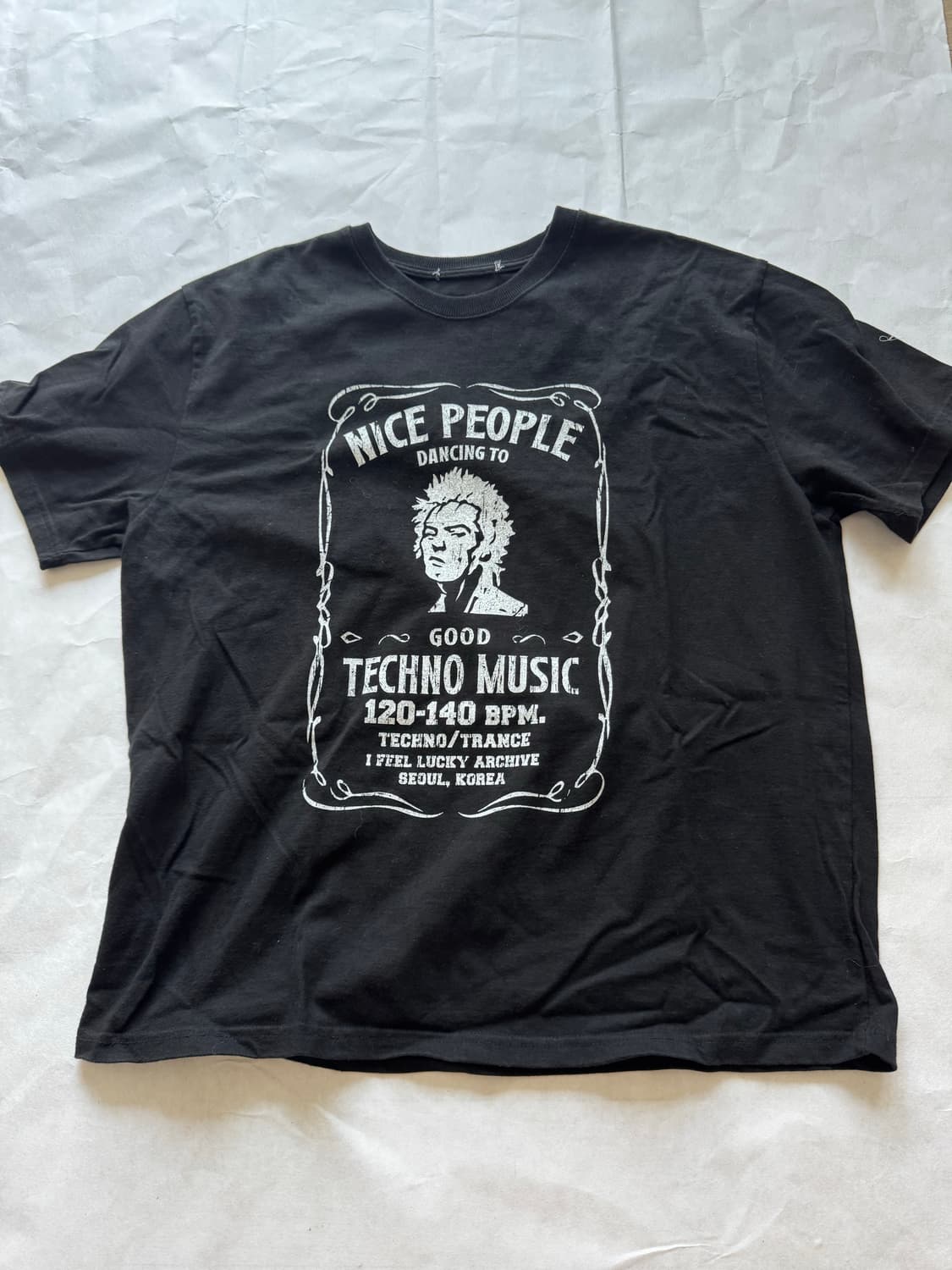 vintage printed T-shirt 상품이미지1