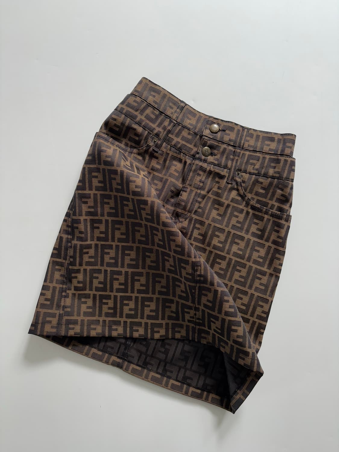 Fendi 펜디 FF 모노그램 미디 스커트  상품이미지1