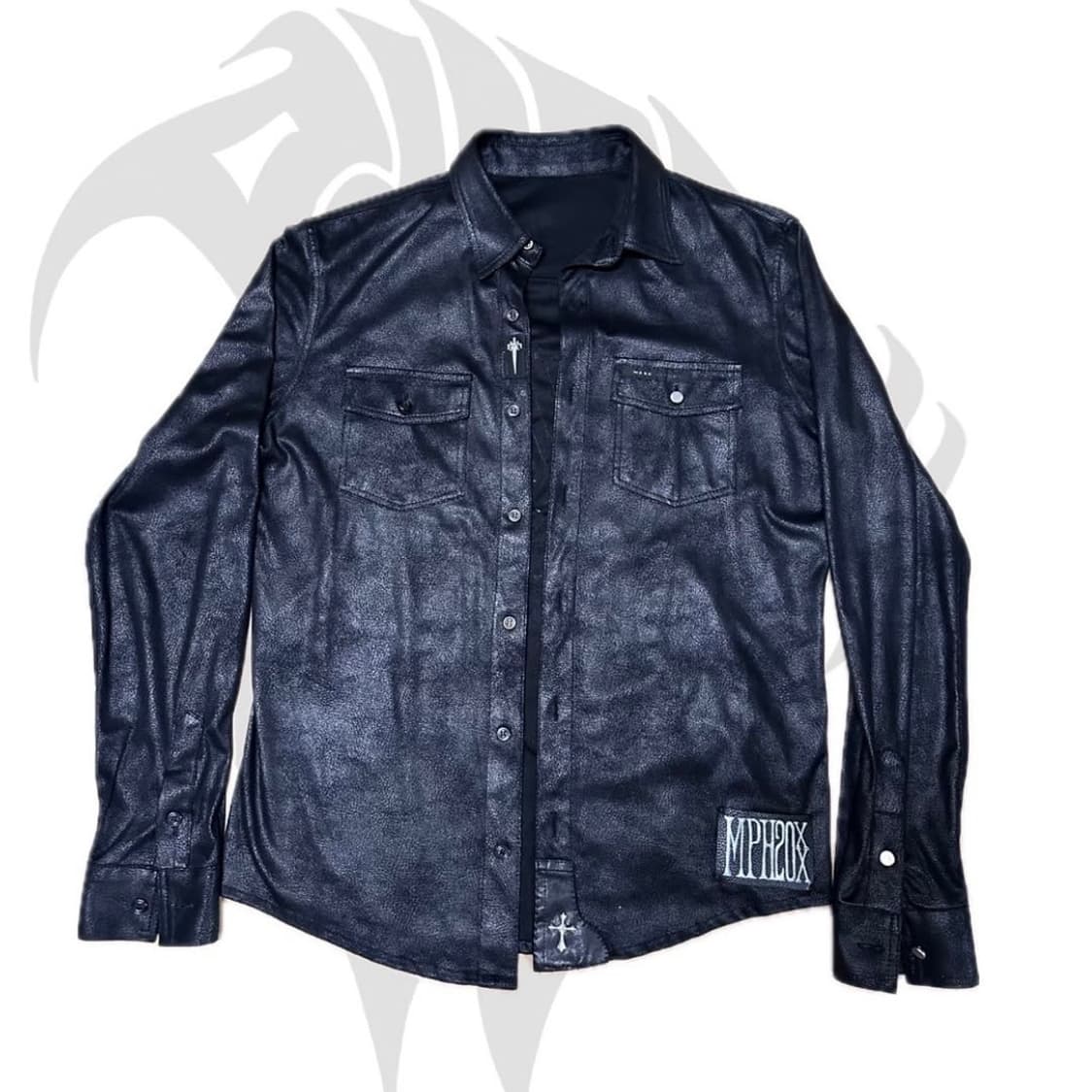 (MPH) MPH helm logo patchwork blk shirt 상품이미지3