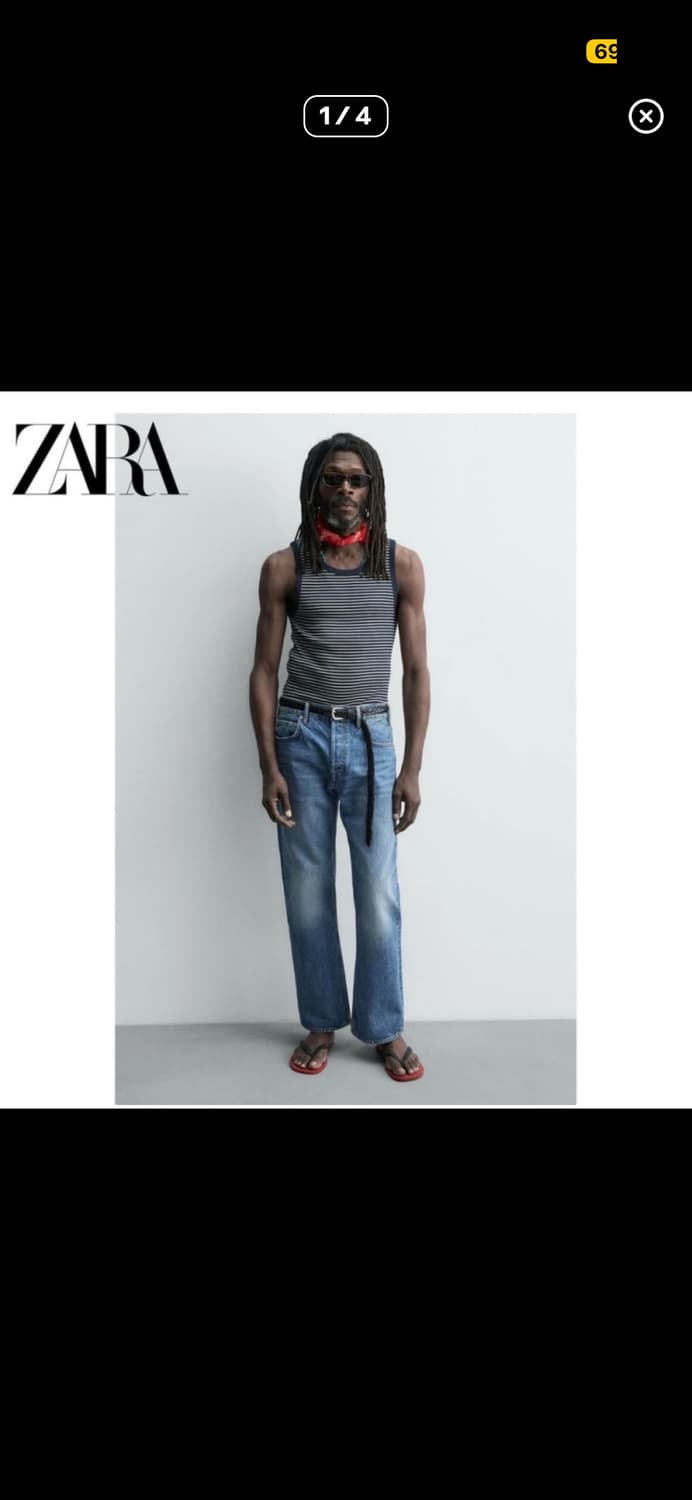 자라 zara 아론레빈 쪼리 플립플랍 44 상품이미지1