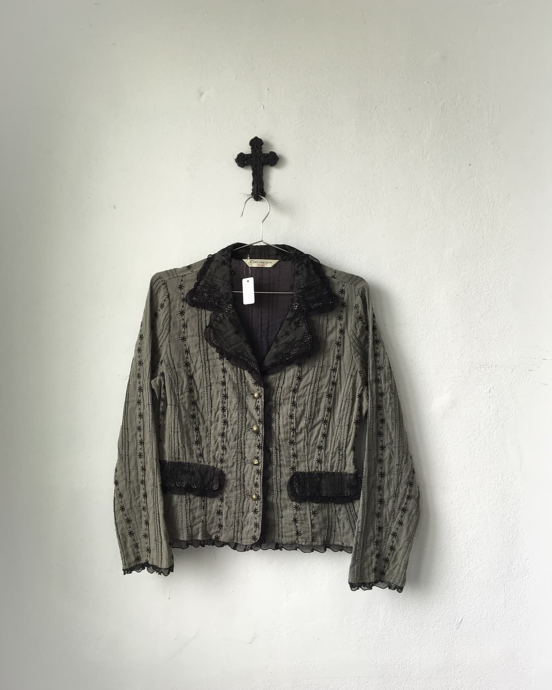 Embroidery pattern point jacket 상품이미지2