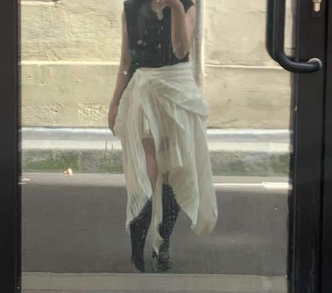 디자이너 규리킴 / CASCADE PLEATED SKIRT 주문제작 상품이미지8