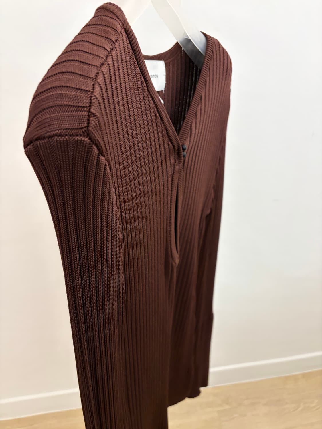 H&M EDITION 리브드 니트 브라운 상품이미지2