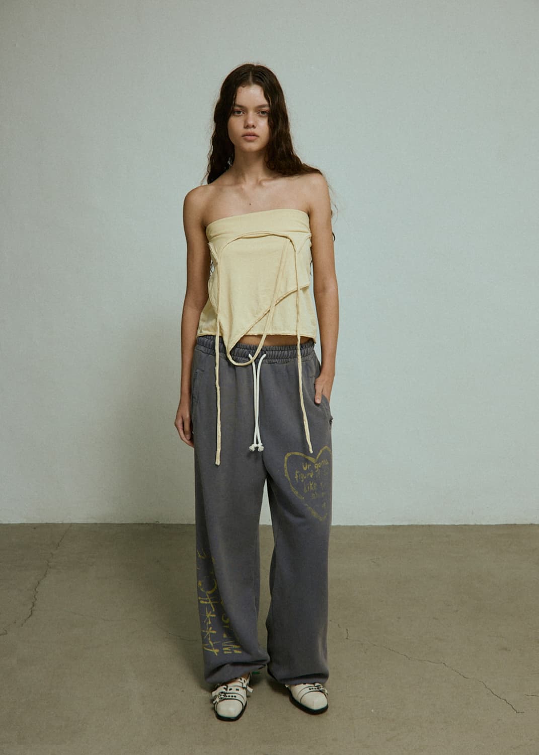 wknd project damage washing sweat pants 상품이미지3