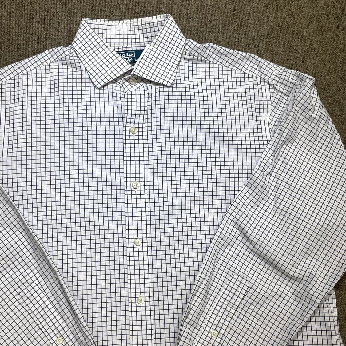 (16 1/2) POLO 폴로 랄프로렌 체크셔츠 리젠트 클래식핏 상품이미지4