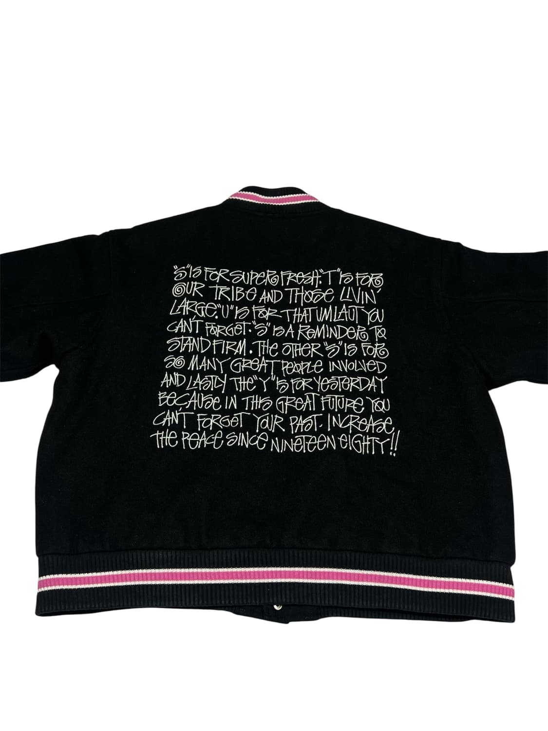 [M] 스투시 토크 멜튼 바시티 자켓 상품이미지2