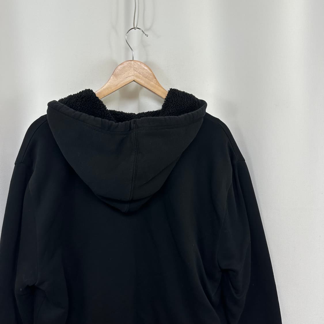   갭 남성 기모 도톰한 후드집업 검정 L  상품이미지7