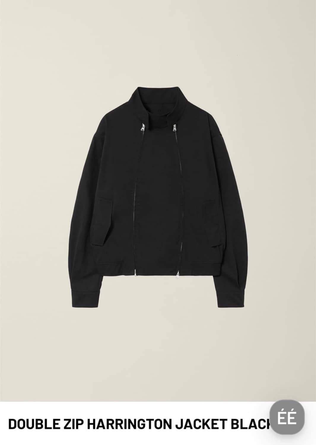 DOUBLE ZIP HARRINGTON JACKET 상품이미지1