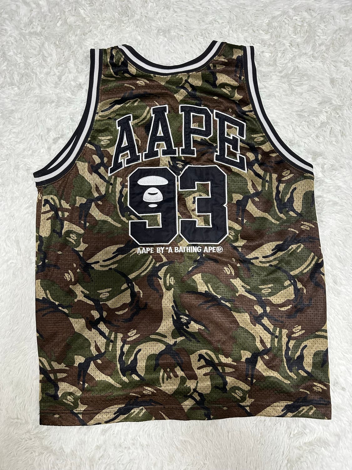 에이프(AAPE) X 챔피온 매쉬 카모 나시티(M) 상품이미지9