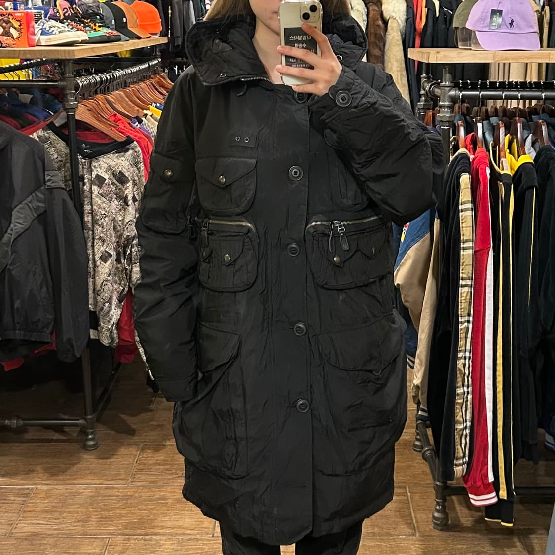 [HI] 폴로 롱패딩 블랙  상품이미지1