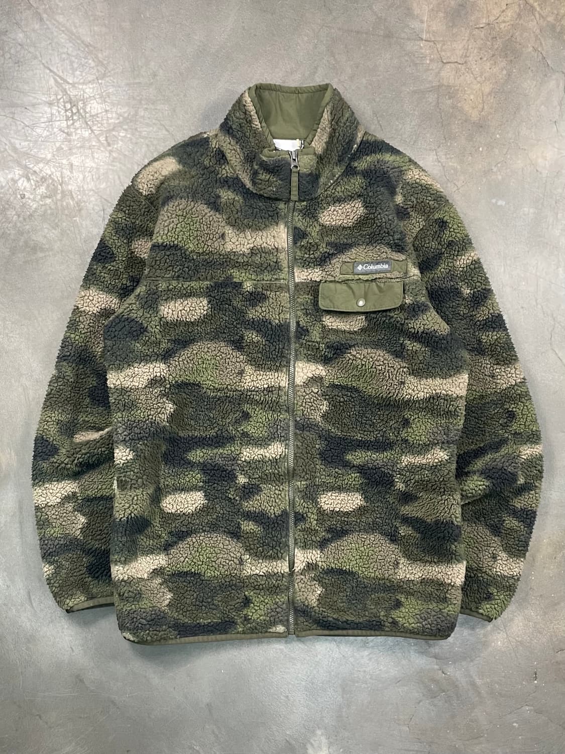 컬럼비아 카모 플리스 자켓 상품이미지1