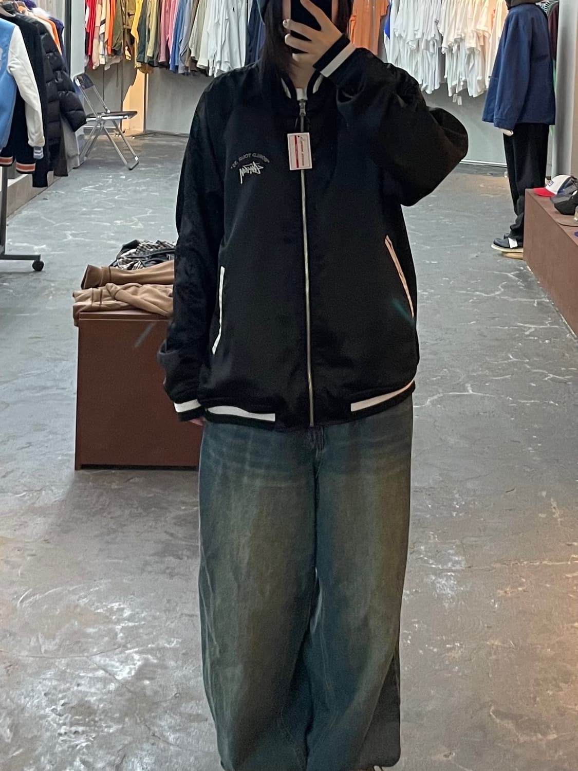 스투시 35주년 월드투어 타이거 수베니아 리버시블 스카쟌 H1308 상품이미지1