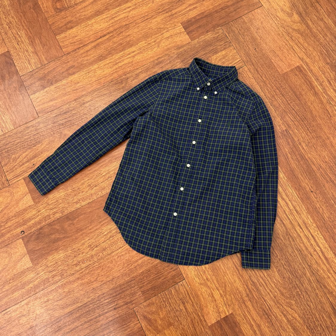 여성용 M 폴로 랄프로렌 체크 남방 셔츠  상품이미지2