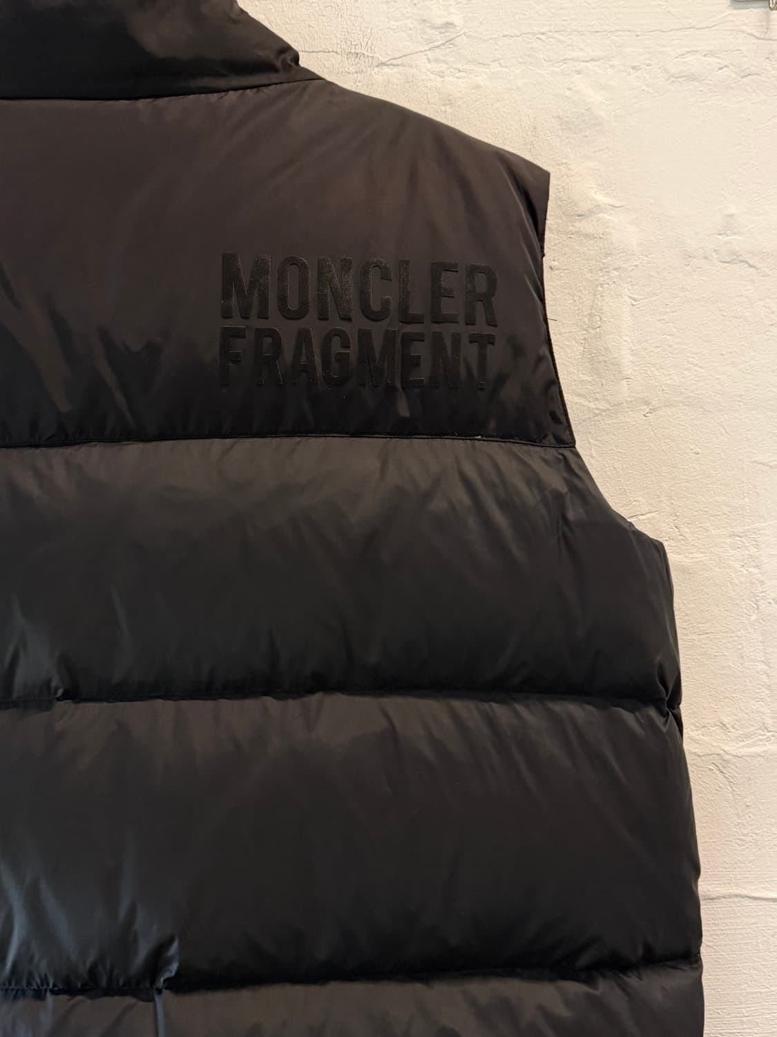 Moncler x Fragment 몽클레어 프라그먼트 블랙 조끼 패딩 4 상품이미지8