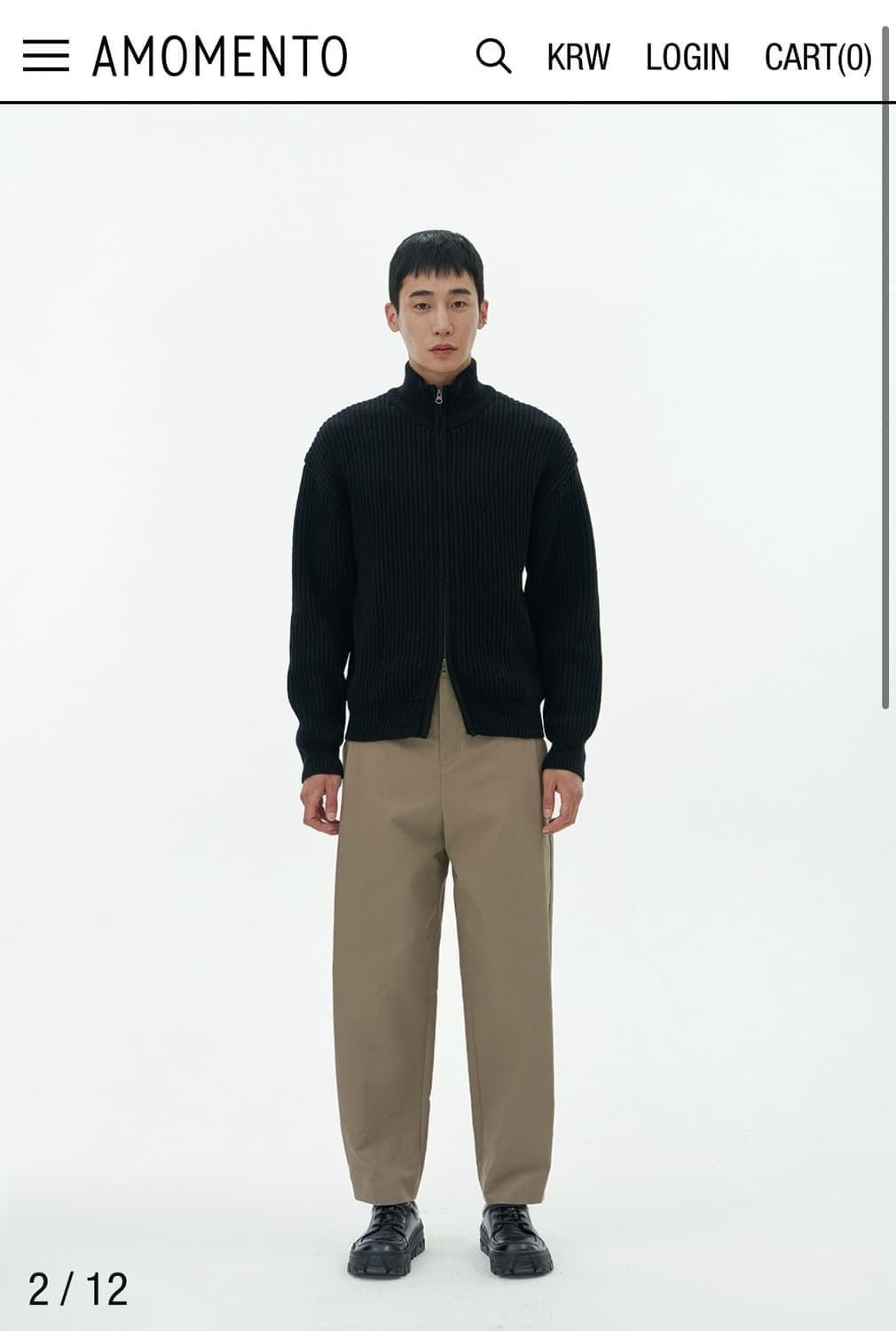 아모멘토 풀 니들 블루종 m 상품이미지1