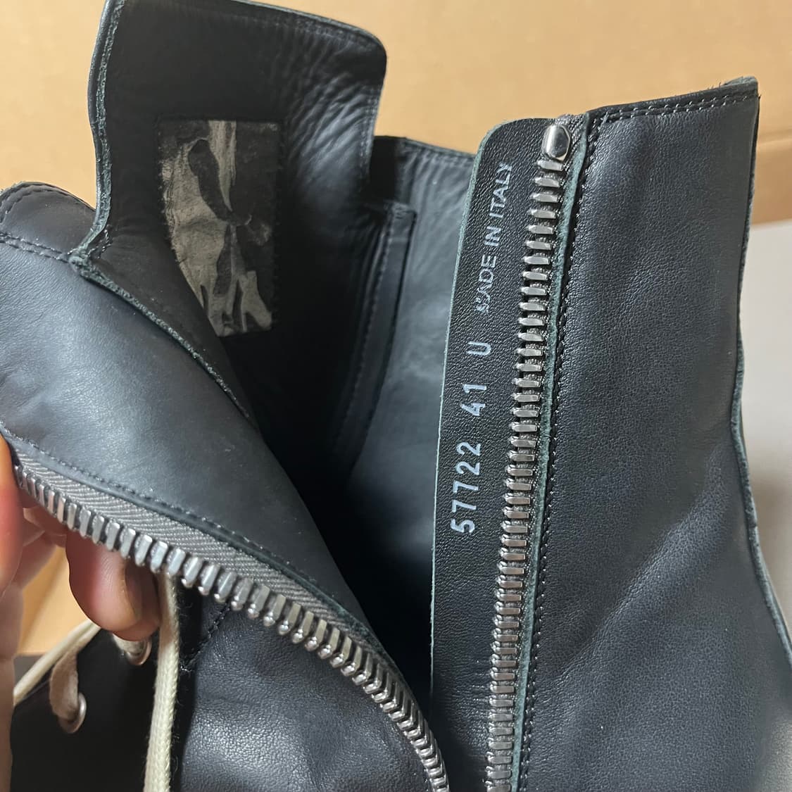 24 F/W Rick Owens Ramones High LOO 상품이미지3