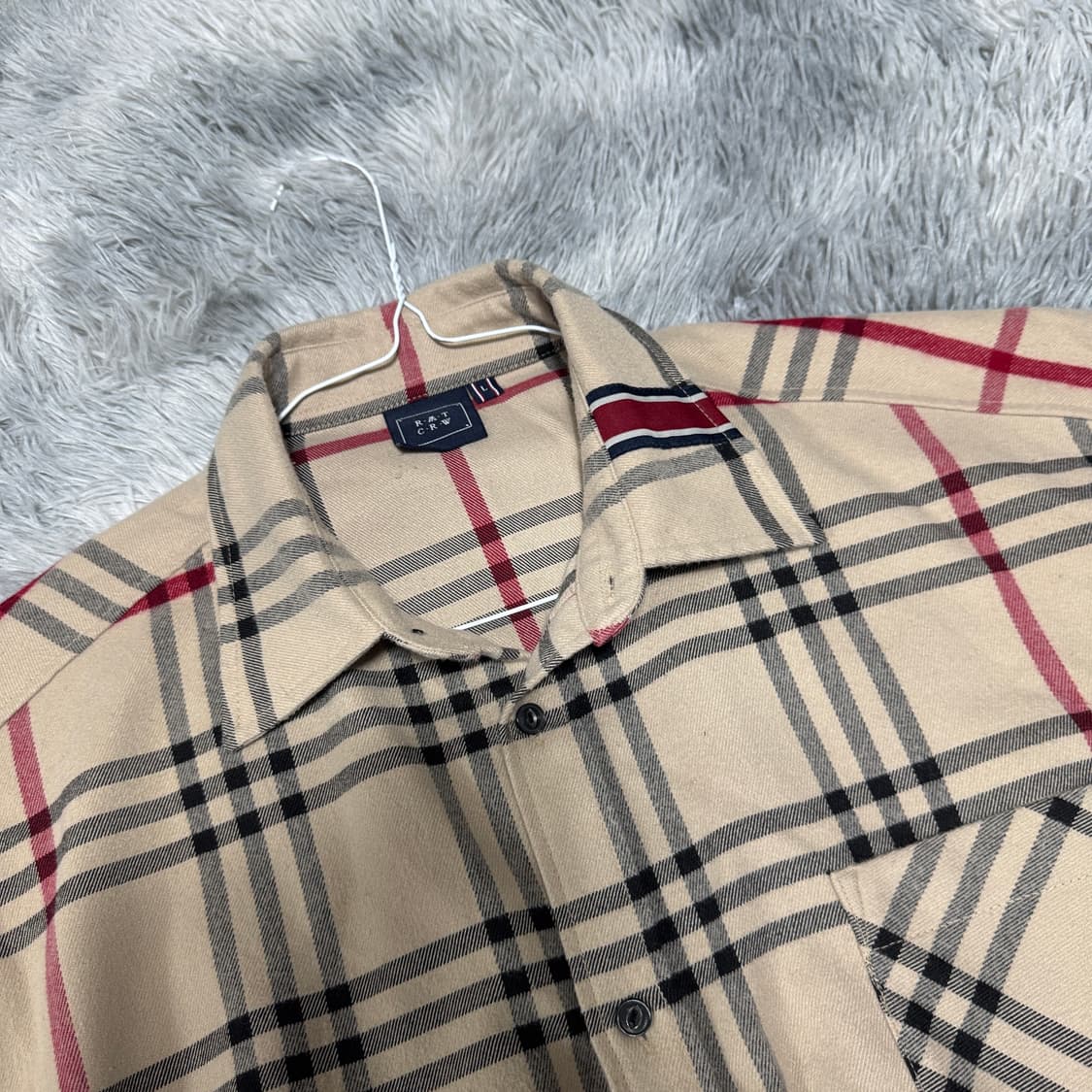 로맨틱크라운 체크남방 L사이즈 상품이미지2