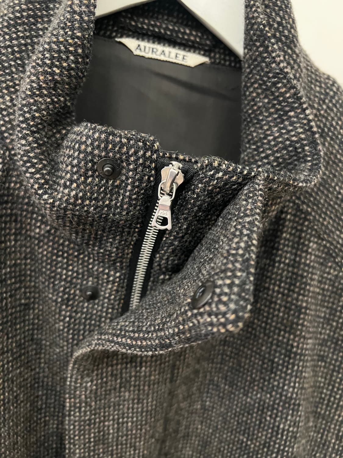 오라리 하이넥 트위드자켓 상품이미지4