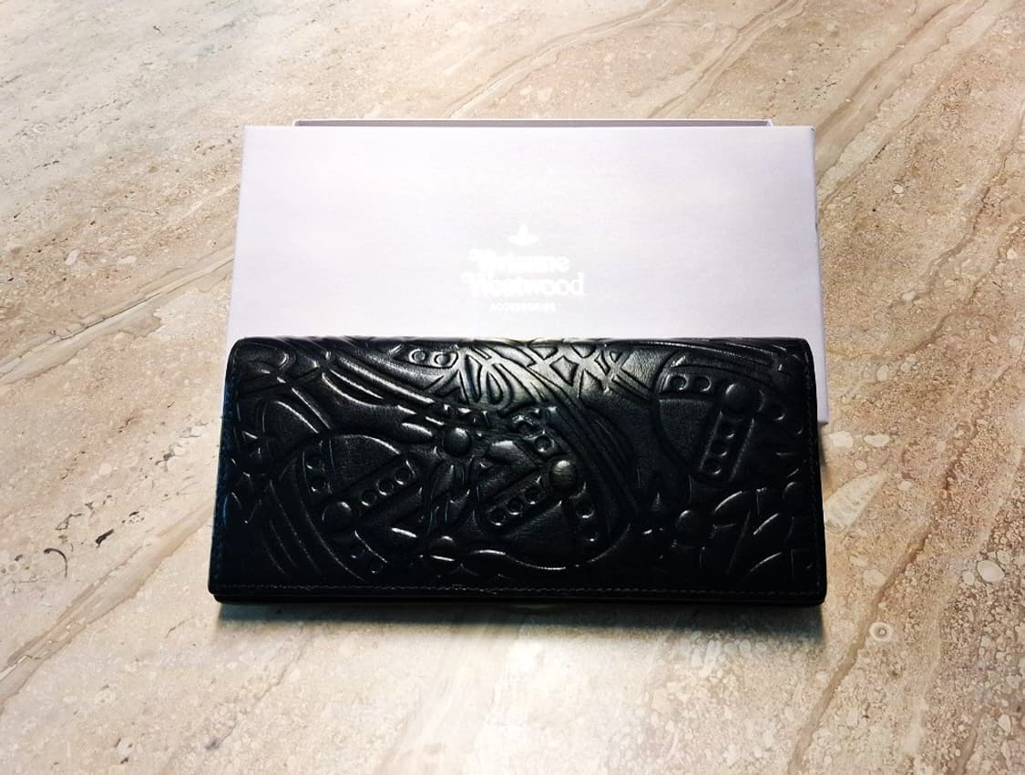 비비안웨스트우드 일본판 orb라인 음각 엠보 장지갑 상품이미지5