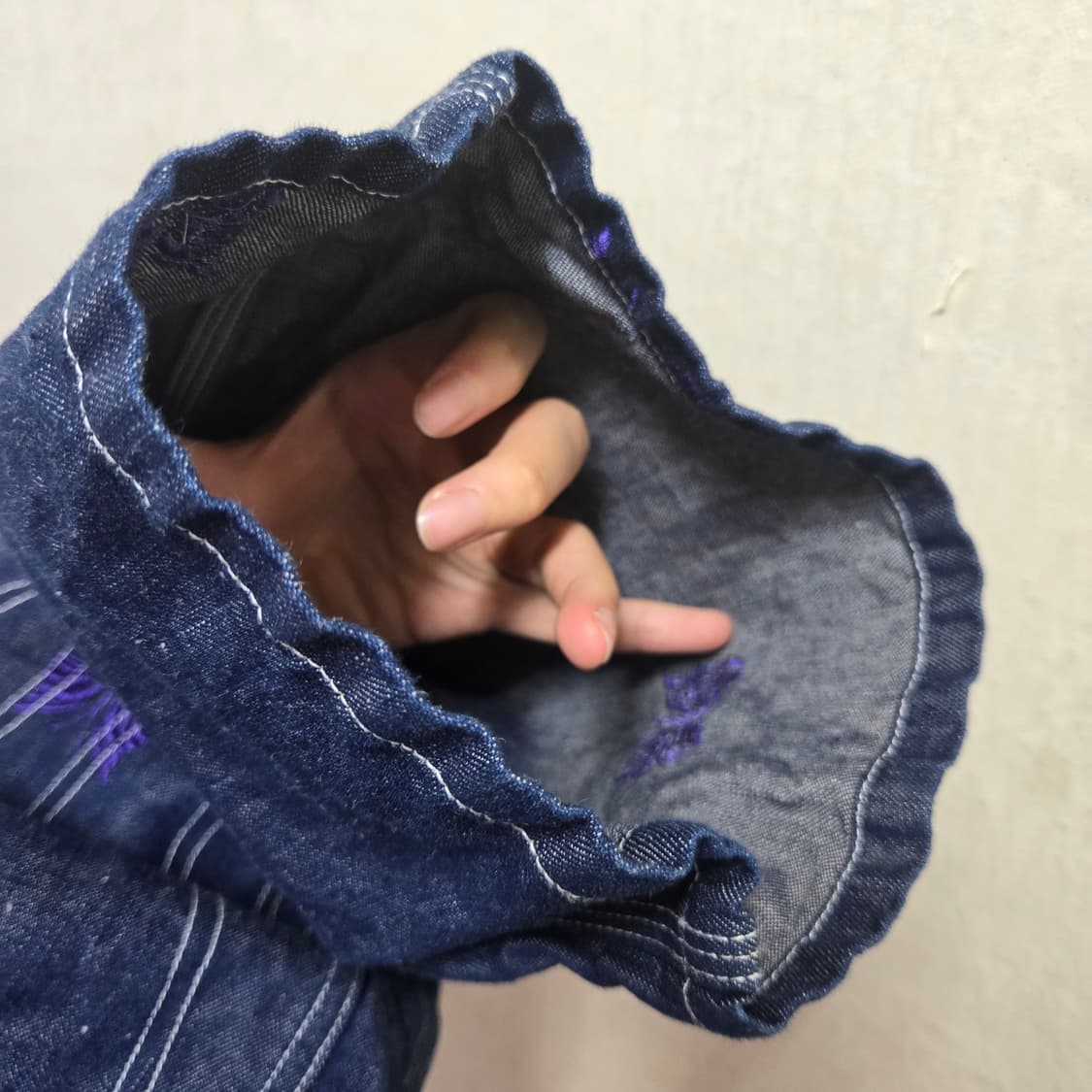[M] 니들스 에이프런 데님 팬츠 상품이미지5