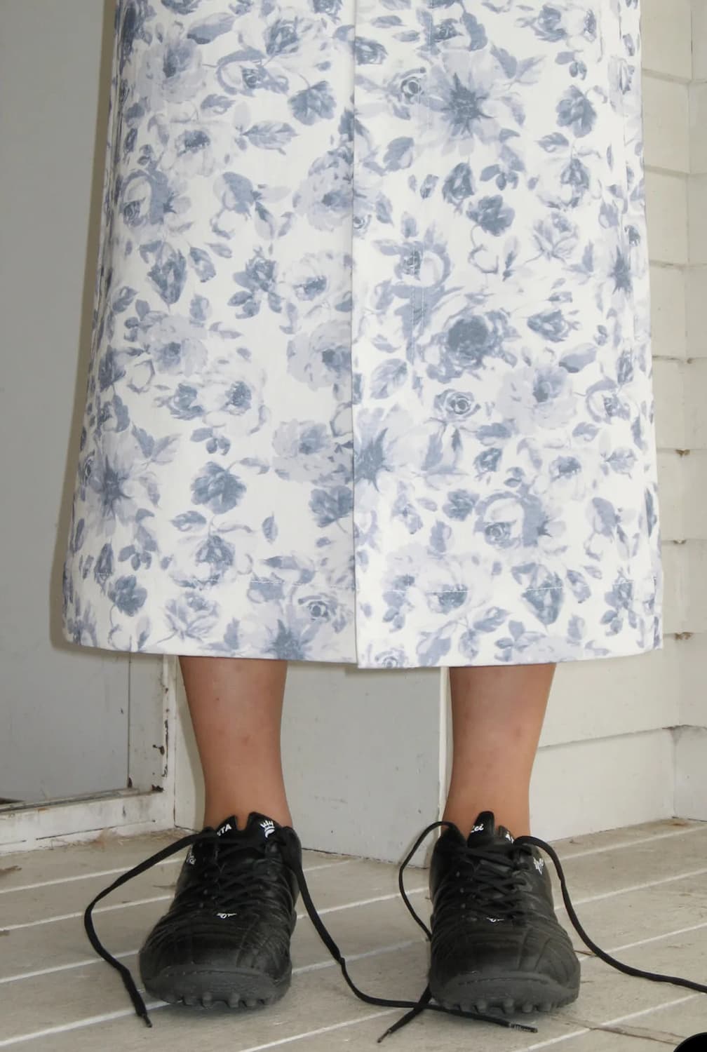 (잉화 착용) 시눈 rose printed skirt (blue) 상품이미지8
