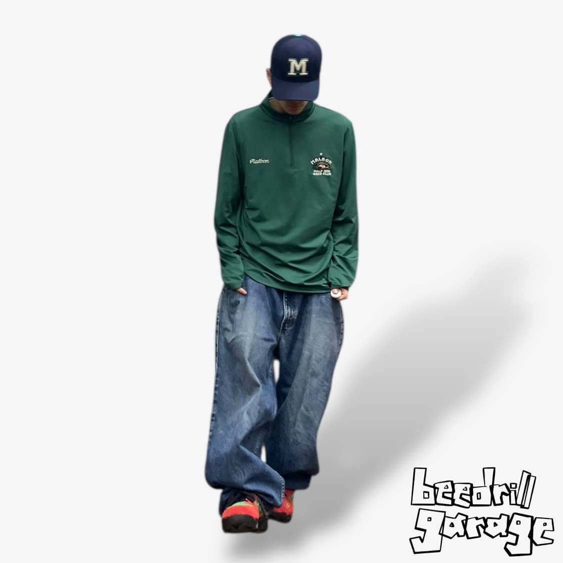 말본 골프 하프 집업 롱슬리브 상품이미지1