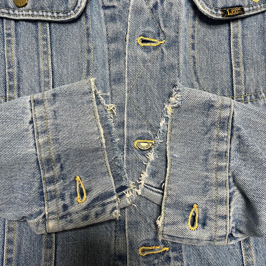 Lee 80s 초기 빈티지 데님 자켓 상품이미지5